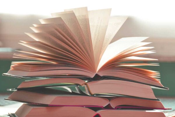 Opened book